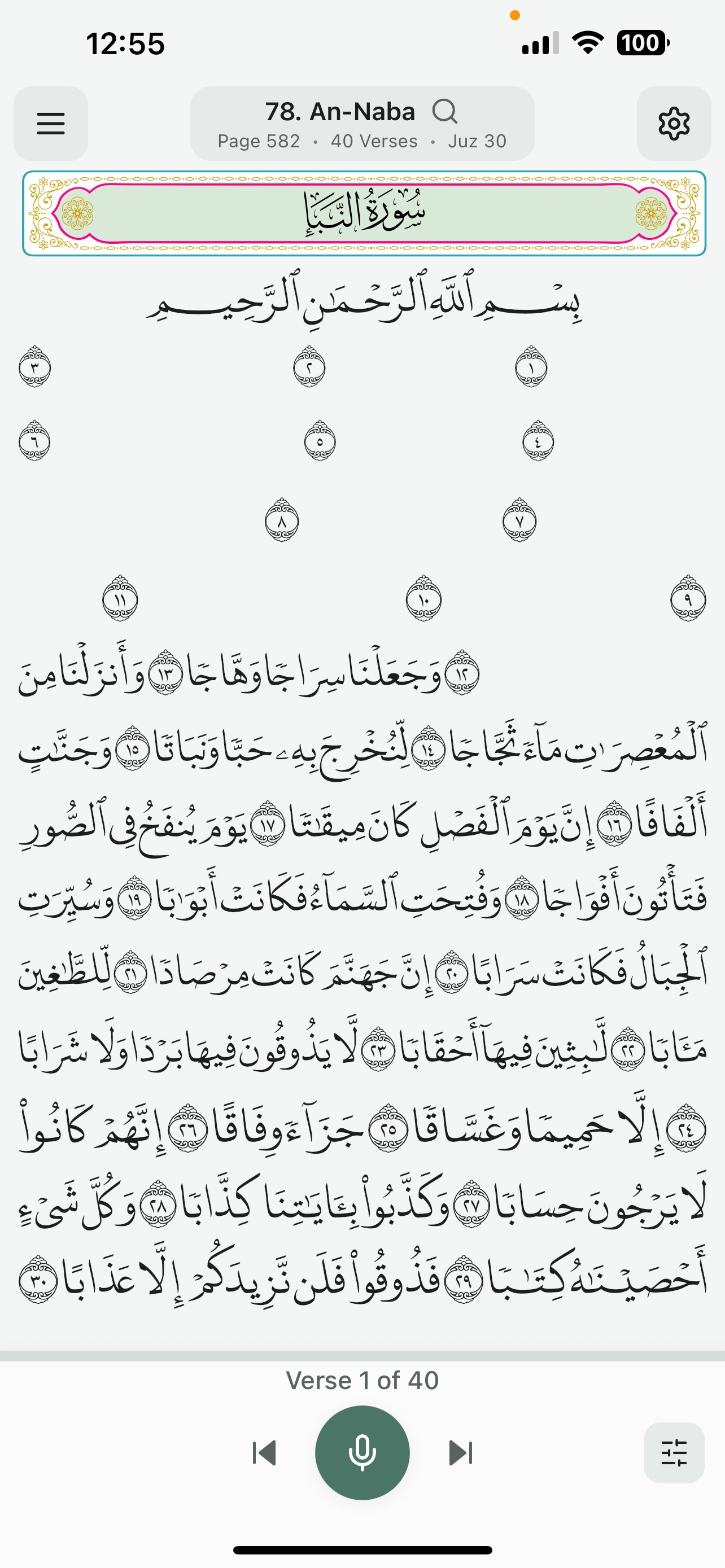 Memorization test mode